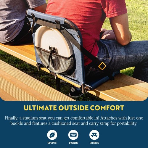 GCI Outdoor Comfort Chair - Portable Stadium Seat with Cushioned Support | Ideal for Events