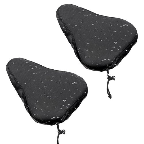 2 Pcs Bike Seat Cover Waterproof Bike Seat New Bicycle Seats Cushion Waterproof UV Protection Bike-Seats Sun & Dust Protector Bicycle Seats Rain Cover with Drawstring for Men & Women