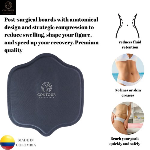 Contour Collective Ab Board Post Surgery – Premium Abdominal Compression Lipo Foam Board for Tummy Tuck & Liposuction Recovery BBL