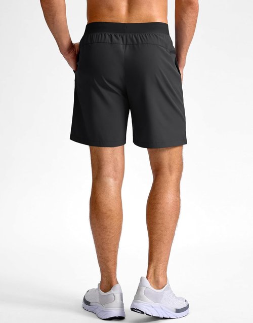 G Gradual Men's Athletic Running Shorts - Lightweight Quick-Dry Gym Shorts with Zipper Pocket | 7"/5"/9" Sizes