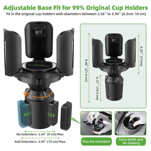 Roykaw Golf Cart Heater Holder Universal Propane Cup Holder, Fit 1lb Tank & Water Bottle, Adjustable Expandable Golf Cart Cup Holder Compatible with EZGO Club Car Yamaha, No Wobble