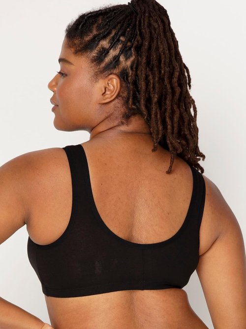 Fruit of The Loom Women's Comfort Sport Bra - Front Close Design with Mesh Straps