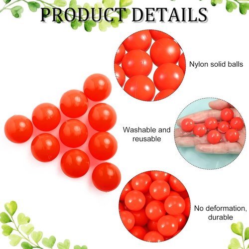 Civaner 150 x 68/61 Caliber Paintballs - Reusable Solid Plastic Projectiles for Defense & Practice