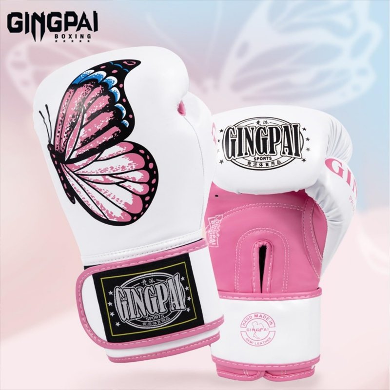 Kids Boxing Glove 6oz 8oz，Boxing Gloves for Kids Youth Boys Girls 3-8 Years， Junior Training Mitt for Sparring， Muay，Kickboxing, Punching Bag, Focus Pads, MMA (Dream Butterfly, 6oz)