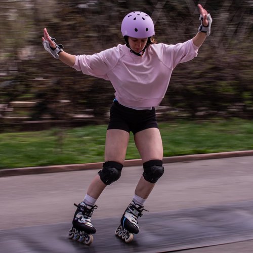 Helmet for Bicycle Scooter Roller Skate Inline Skating Rollerblading, Adjustable and Multi-Sport for Skate Scooter, 3 Sizes for Adult Youth (Purple, Large)