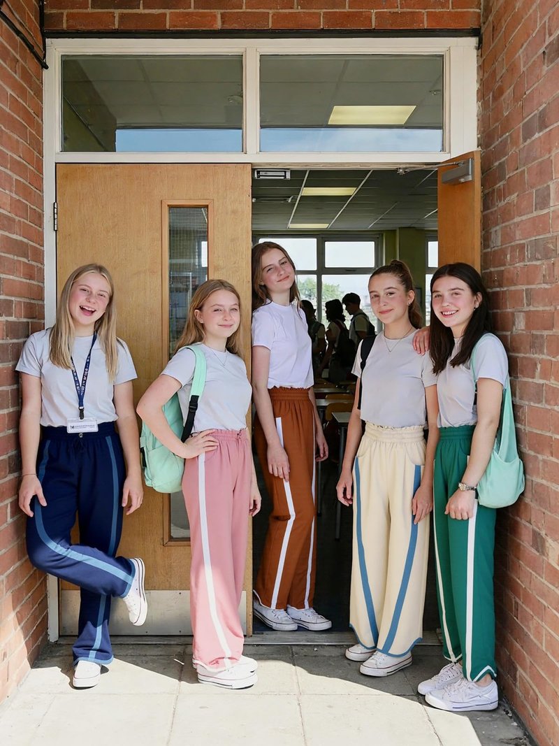 Seiciviy Girls Sweatpants Teen Wide Leg School Picture Day Clothes Dance Cargo Parachute Baggy Trendy Track Y2K Pockets Pants Pink