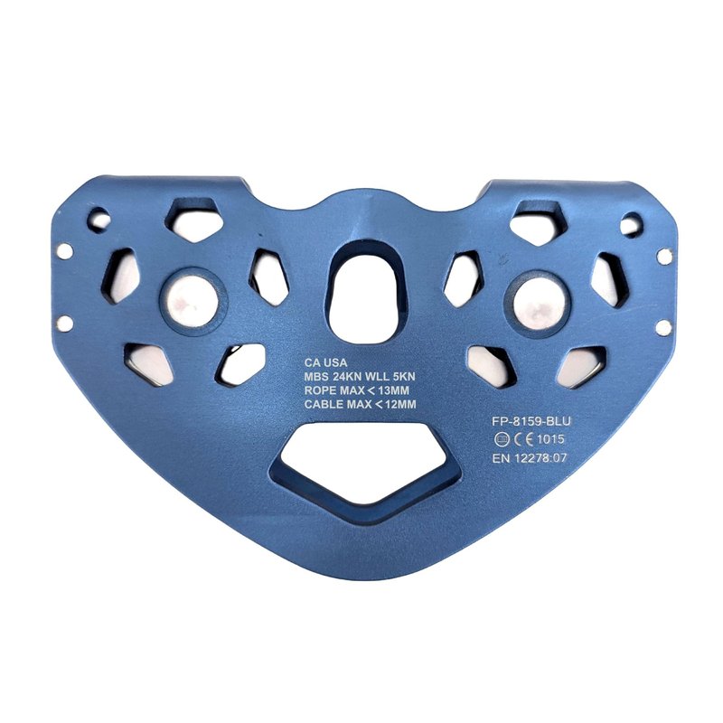 Fusion Speed Pulley, Climbing Pulleys for Backyard Zipline, Hauling, Rigging - New and Improved Climb Tesa Speed Aluminum Zip Line Blue