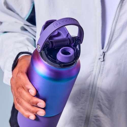 BrüMate Rise 35oz Insulated Water Bottle - 100% Leakproof Silicone Straw | BPA-Free Kiwi Color