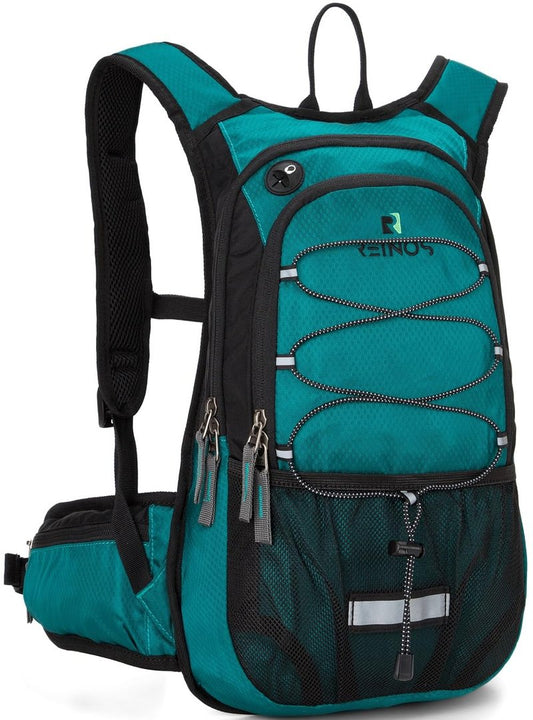Hydration Pack Backpack with 3L Water Bladder for Men & Women, Hiking Daypack with Thermal Insulation | Running, Cycling, Camping, Skiing, Outdoor Activities (Emerald)