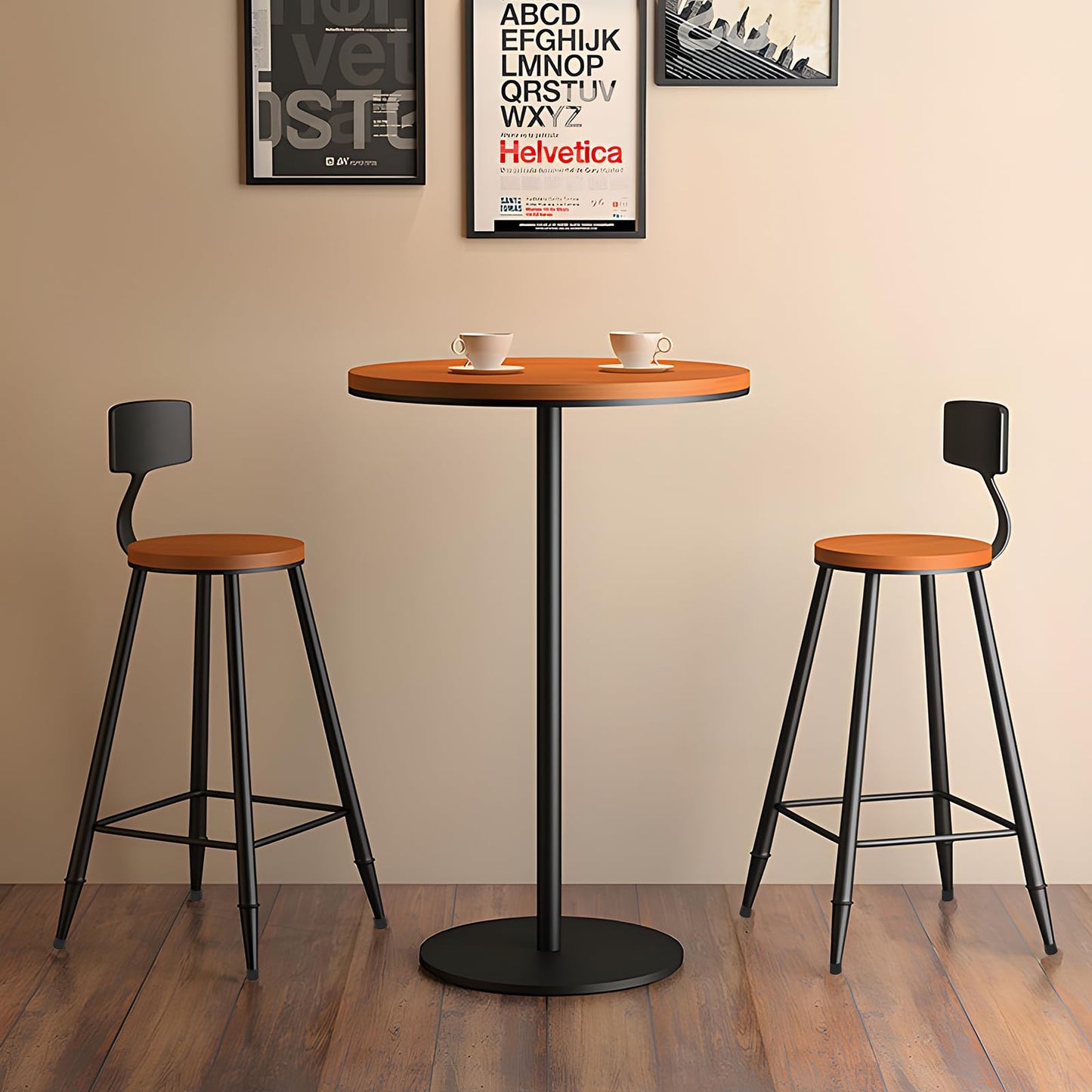 Verkelly 8 Pcs 1-1/4 Inch Round Rubber Leg Tips, Table Chair Leg Caps Cover Anti-Slip Prevent Scratches(Black)