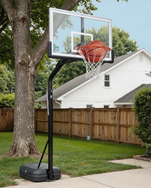 Heavy Duty Basketball Net by [Brand Name] - All-Weather, Anti-Whip Design | 7.16 Oz, 12 Loops for Outdoor Use