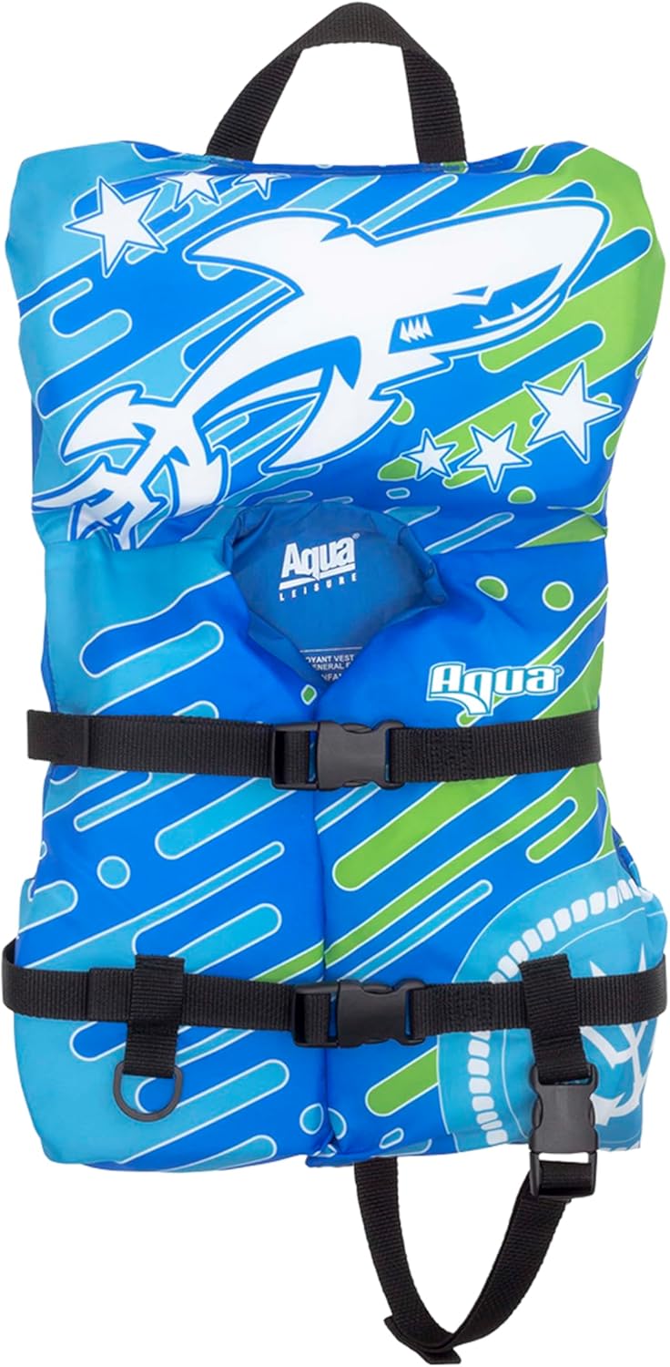 Oceans 7 Life Jacket - US Coast Guard Approved Infant & Youth Vest | Type II & III Personal Flotation Device
