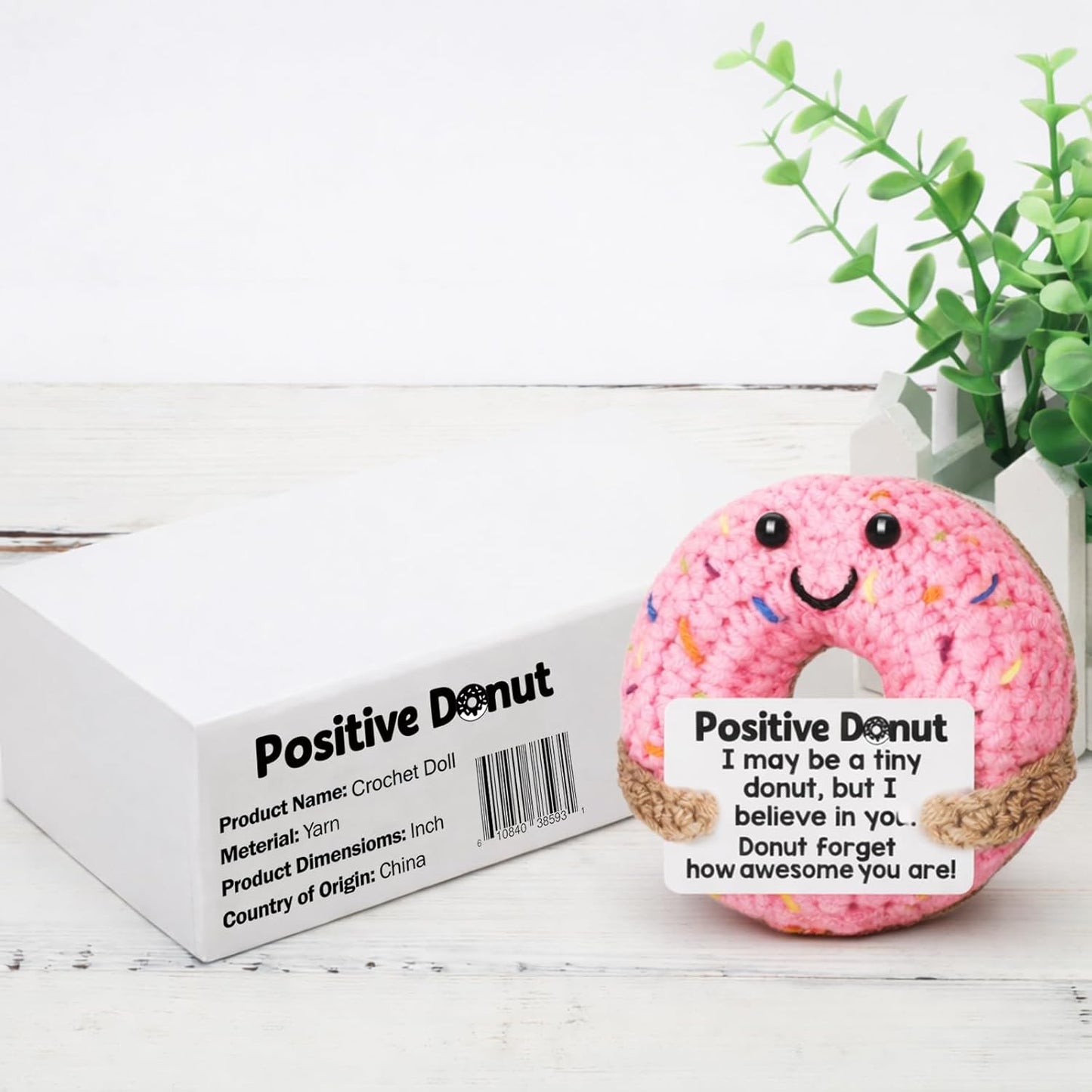 Skiennix Graduation Inspirational Gifts - Motivational Crochet Donut for Women | Perfect College Grad Gift