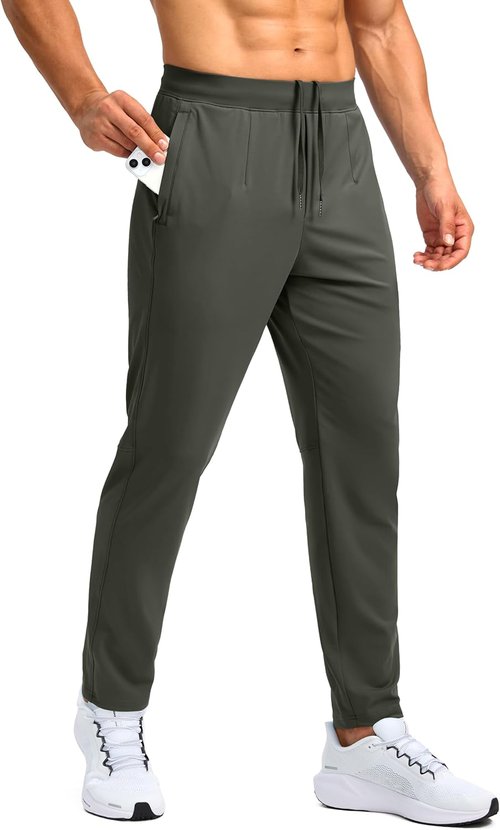 G Gradual Tall Men's Sweatpants - Stretch Golf Workout Pants with Zipper Pockets | 30"/32"/34" Inseam