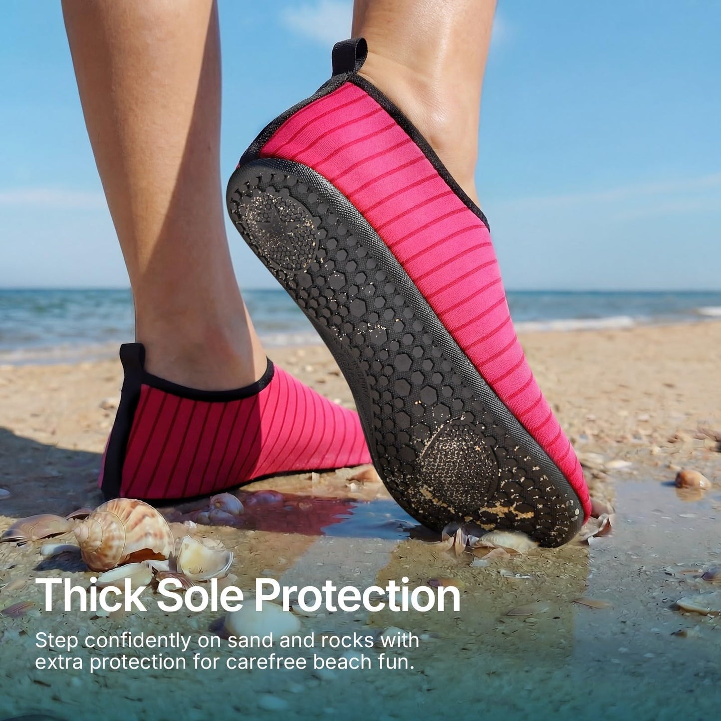 Water Shoes for Women Men Quick-Dry Aqua Socks Swim Beach Outfits Barefoot