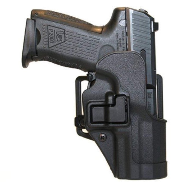 BLACKHAWK Serpa CQC Holster fits M&P Shield, Right Hand, Black, Size 63 - S&W M&P Shield 9/40, Model Number: 410563BK-R