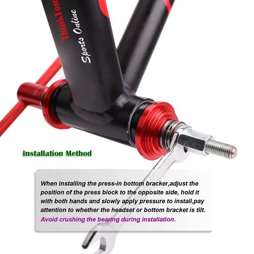 ThinkTop Bike Headset Cup and Bottom Bracket Press Installation Tool Durability and Removal for MTB Road Bike Bicycle Repair Accessories Bearing Installer