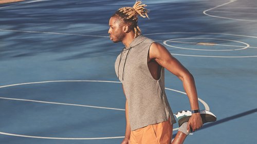 Fitbit Charge 5 & 6 Sport Accessory Band, Official Fitbit Product, Deep Sea, Large