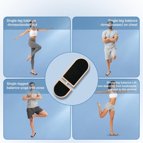 Ankle Balance Board - Premium Solid Birchwood Foot Strengthener for Stability