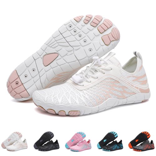 Barezoey 2026 New Barefoot Shoes for Women Mens,Hiking Barefoot Shoes Womens Footwear,Comfortable & Non-Slip Barefoot Vitality Shoe Women's Athletic Footwear,Wide Toe Box Water Shoe for Women Men