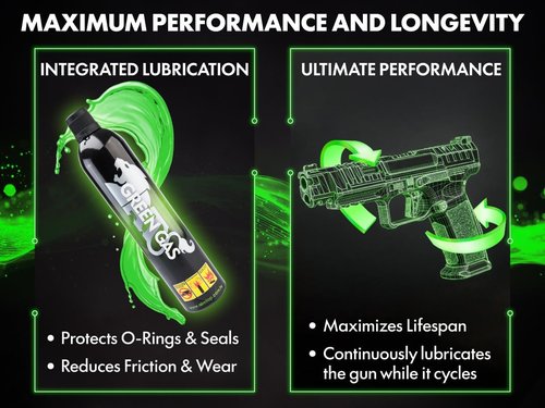 Evike - Airsoft Green Gas | High-Power 1100 Large Capacity for Enhanced Performance