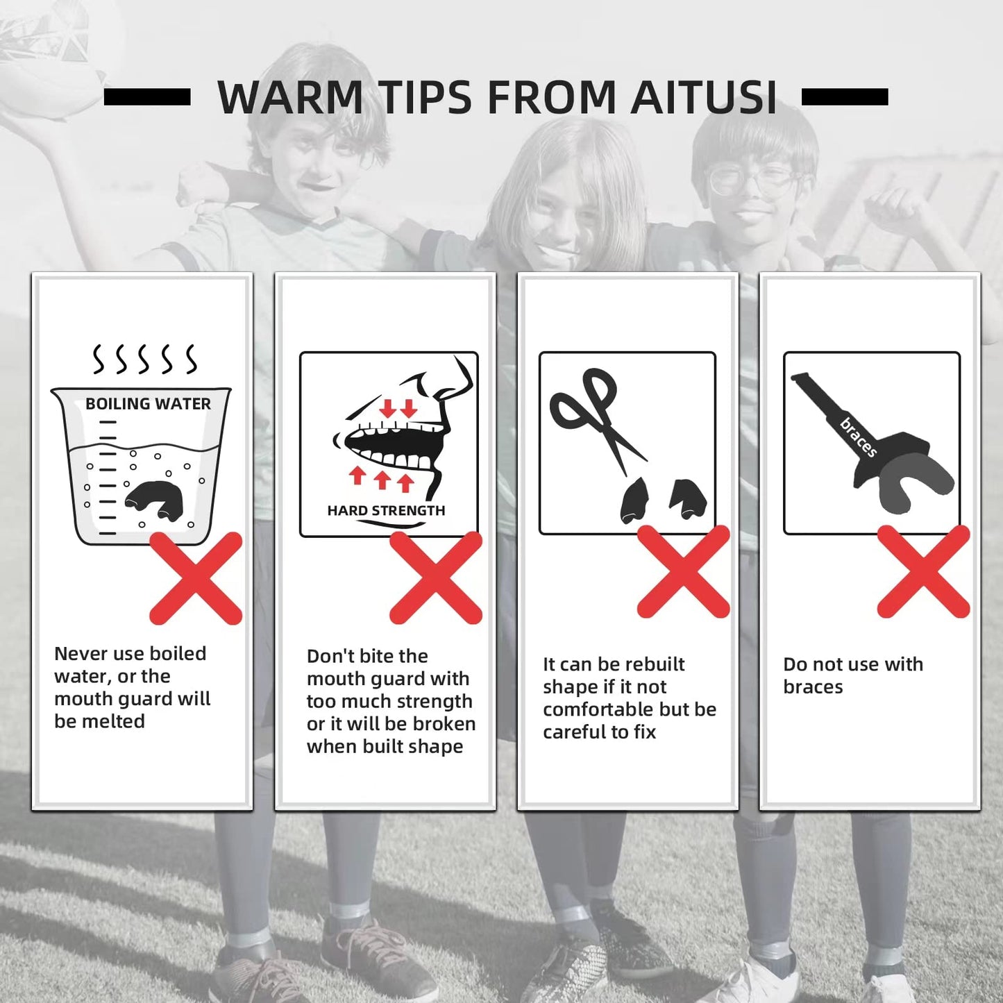 AITUSI Kids Youth Mouth Guard for Sports