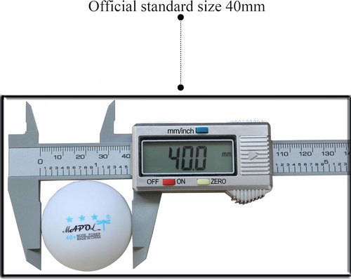 MAPOL 40+ Premium 3-Star Ping Pong Balls - 60 Count Advanced Table Tennis Practice Balls