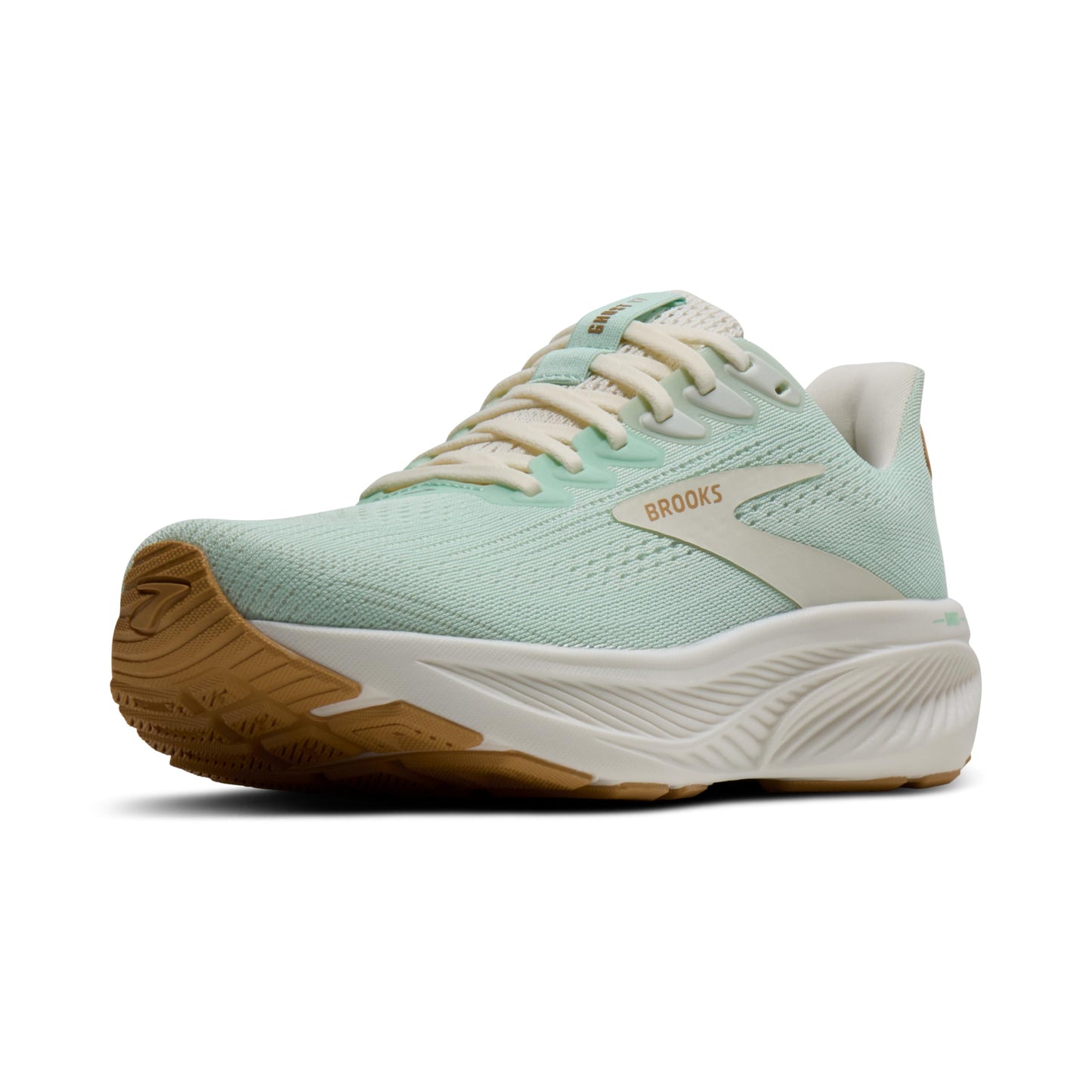 Brooks Women’s Ghost 17 Neutral Running Shoe - Honeydew/Coconut/Taffy - 9 Medium