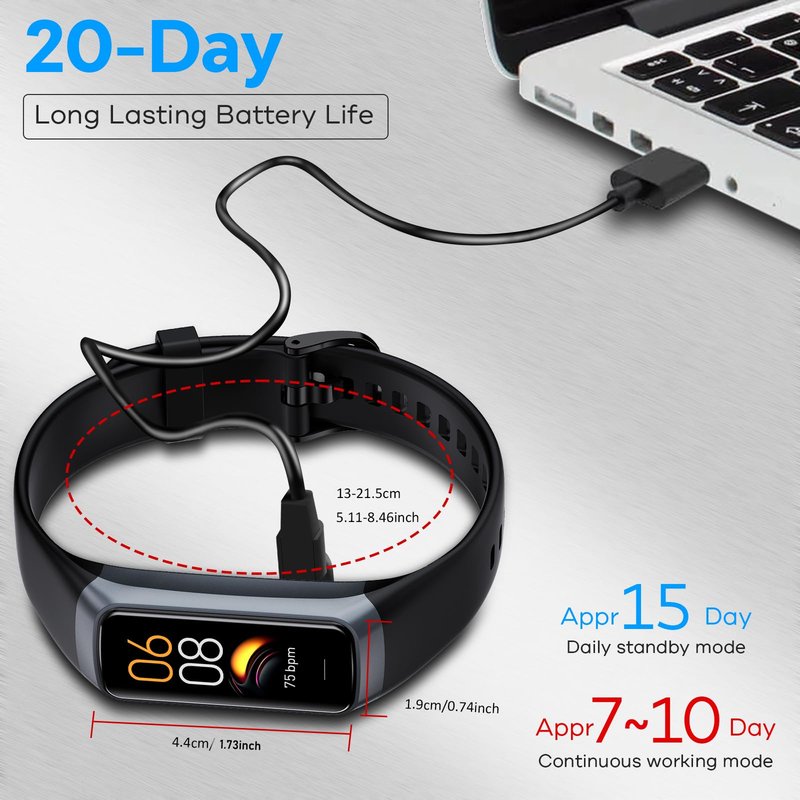 DIRECTO Fitness Tracker, Smart Watch with Blood Pressure Heart Rate Sleep IP67 Waterproof Health Watch Fitness Activity Tracker Step Calorie Counter Pedometer for Men Women Android iOS Phone Black