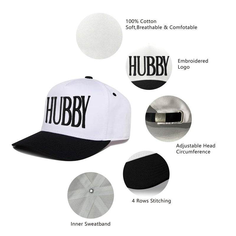 Hubby and Wifey Trucker Baseball Hats, Engagement Gifts for Couples, Wedding Gifts, Bridal Shower Gifts, Honeymoon Essentials