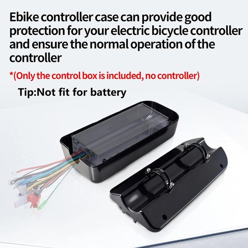 ZLiT Electric Bike Controller Box Case,Extra Large Size Controller Protection Case Box for Bicycle (Black,25 * 10.8 * 7.4cm/9.84 * 4.25 * 2.91inch)