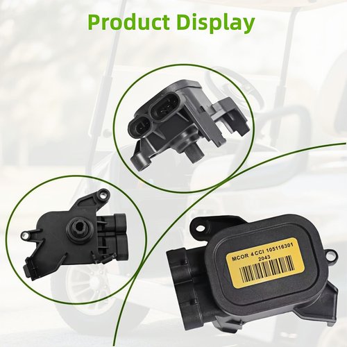 GENOUR MCOR 4 for Club Car Precedent & DS/Carryall/Tempo/Onward 2012-up | Golf Cart Throttle Potentiometer Replacement for OEM#105116301 103850401(MCOR 3) | Club Car MCOR4- Direct Fit