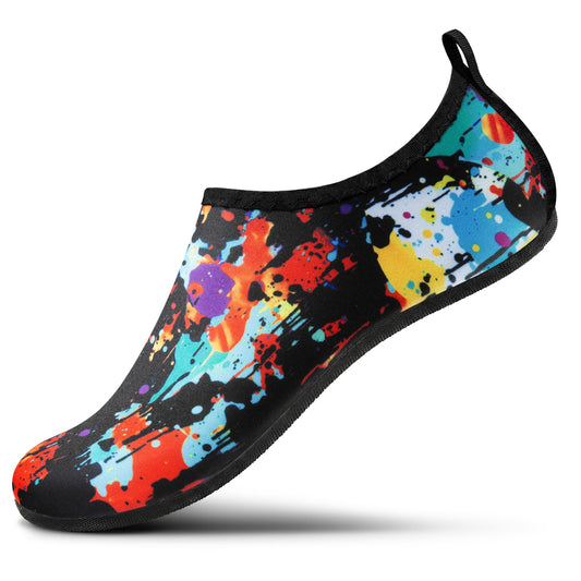 SEEKWAY Water Shoes Women Men Adult Quick-Dry Aqua Socks Barefoot Non Slip for Beach Swim River Pool Lake surf Black SK002(U)