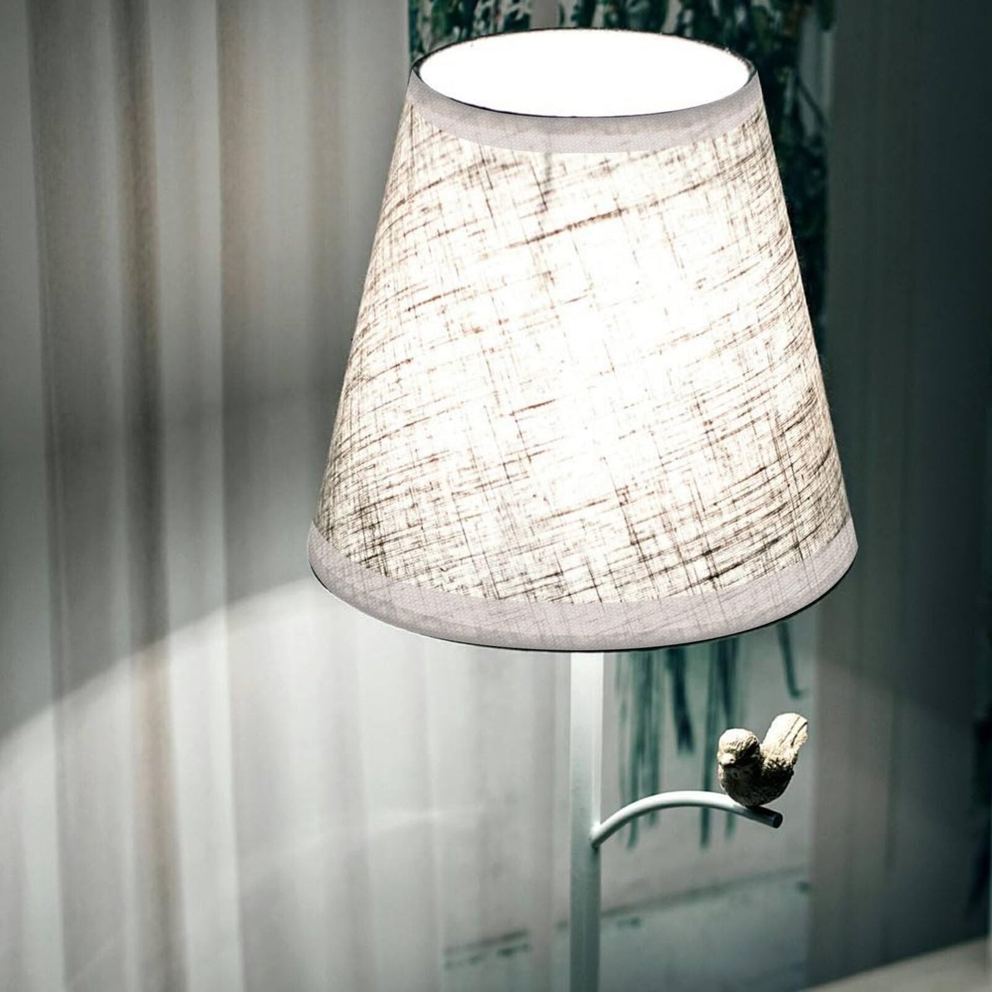 Garneck 2 Roll Lampshade Wrapping Cloth Lampshade Accessory Light Shade Edging Cloth Tape Lampshade Edging Strip Cloth Lampshade Edges Banding Strip Lamp Shade Edges Banding Strip