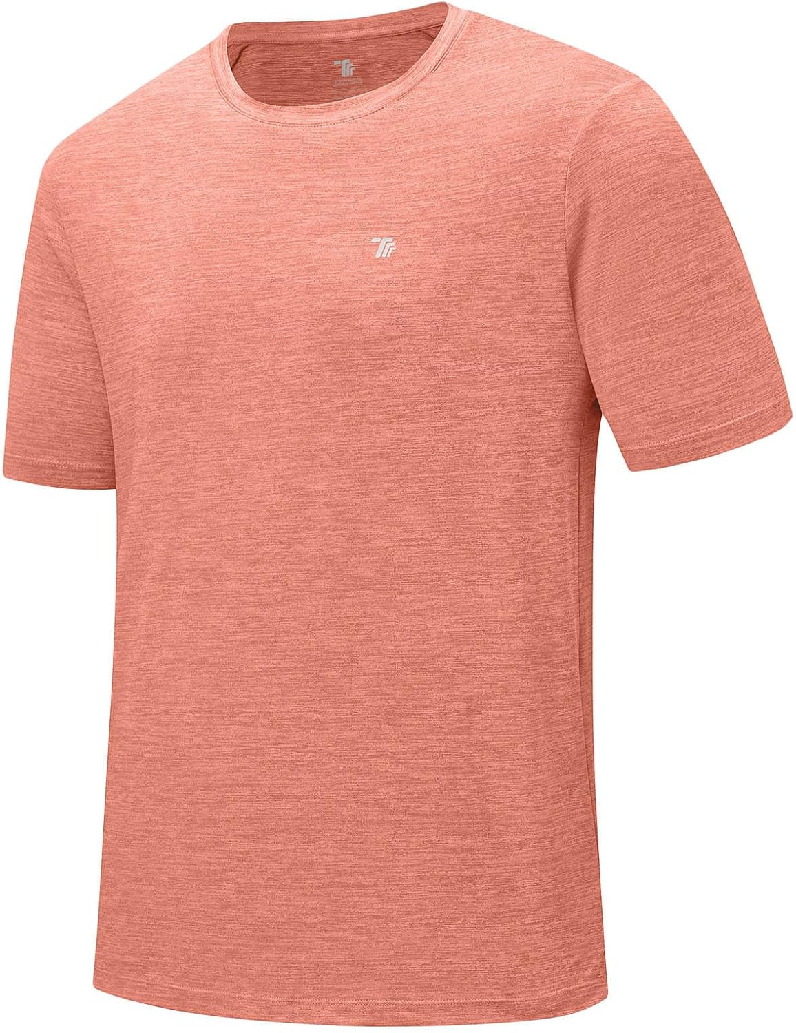 Rdruko Men's Dry Fit Workout Shirts - Moisture-Wicking Short Sleeve Athletic Tees | Gym & Running