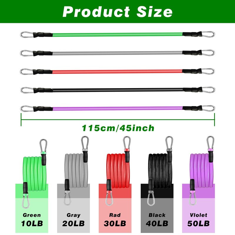 Olodeer Baseball & Softball Resistance Bands - High Elasticity Arm Trainer with Interchangeable Grips for Strength Training, Warm-Ups & Throwing Velocity for Baseball/Softball Training Equipment