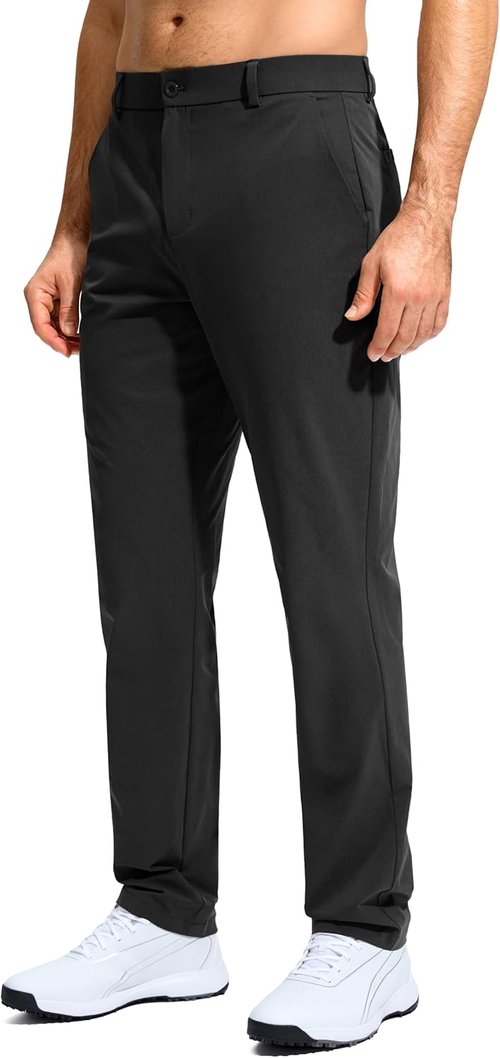 G Gradual Men's Golf Pants - Lightweight Stretch Dress Slacks | Casual Work Travel Pants with 4 Pockets (30"/32"/34")