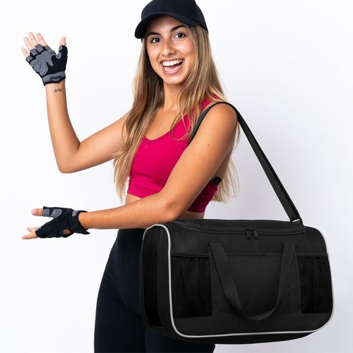 BuyAgain Duffle Bag - 17" Small Travel Gym Bag | Lightweight & Versatile Carry-On