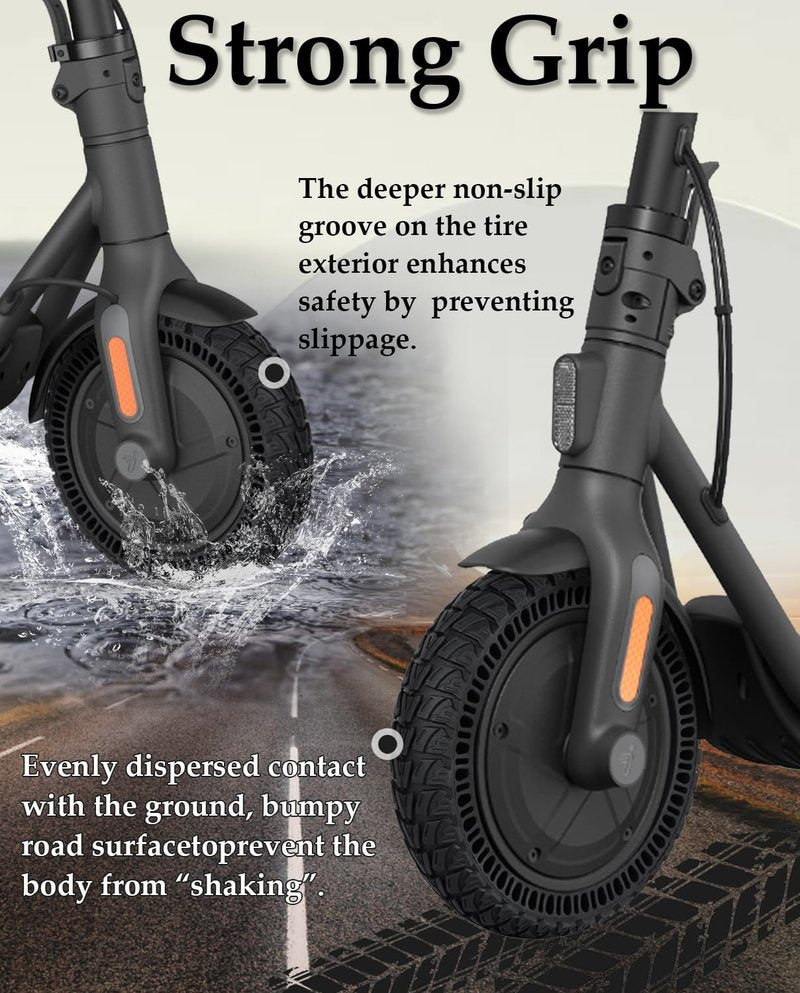 Felixstory 50/75-6.1 Off-road Tire, Upgraded Size 9x2.25 Solid Tire Replacement for All 8.5x2.0 inch Original Tires, Fit for VOLPAM SP06, Hover 1 Journey, Gotrax GXL V2 Electirc Scooter Tyre