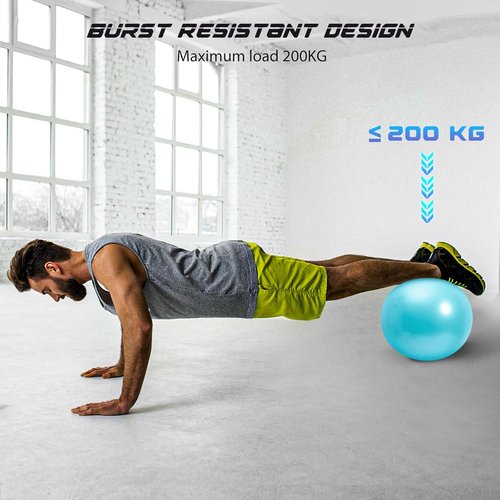 Cikyner Soft Pilates Ball - 9 Inch Mini Exercise Ball for Yoga, Pilates & Home Workouts