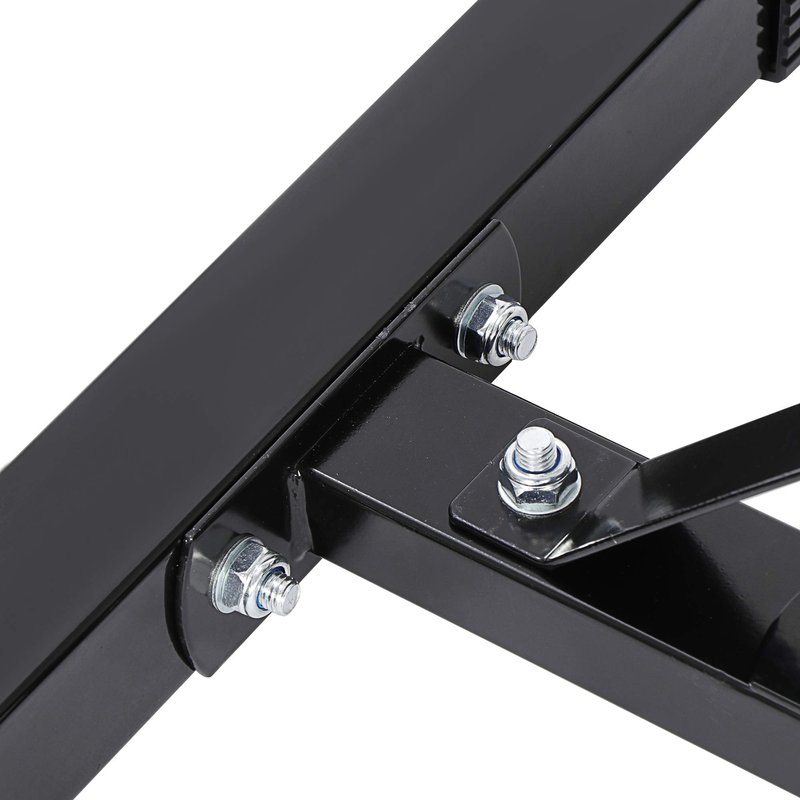 ANT MARCH Pair of Adjustable Height 45"-70" Professional Portable Dumbbell Racks Sturdy Steel Squat Rack Barbell Free Bench Press Stands Home Gym Load 660Lbs Dipping Station …