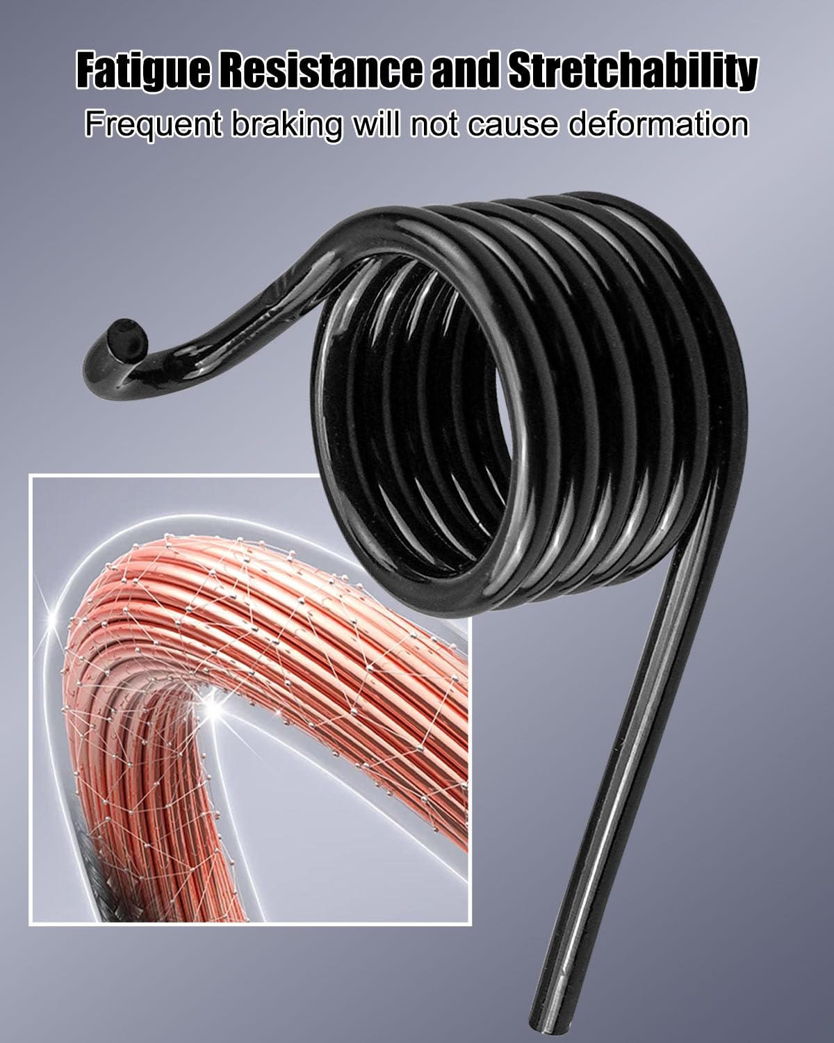 HUFEWU Hill Brake Torsion Return Spring Fit for Yamaha G1 G2 G8 G9 G11 G14 G16 G19 G22 Golf Cart Fit for Yamaha Golf Cart Brake Pedal Spring Replace G1-G2-01, 2PCS