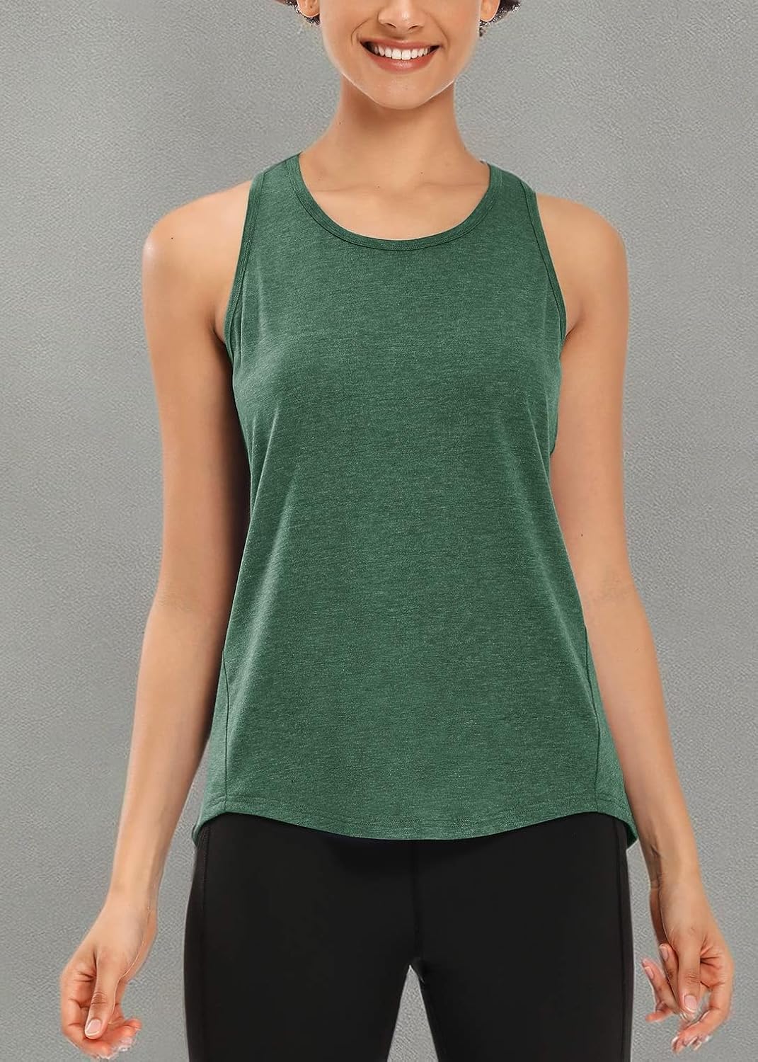 Muzniuer Women's Yoga Tank Tops - Sleeveless Athletic Workout Shirts | Racerback Design