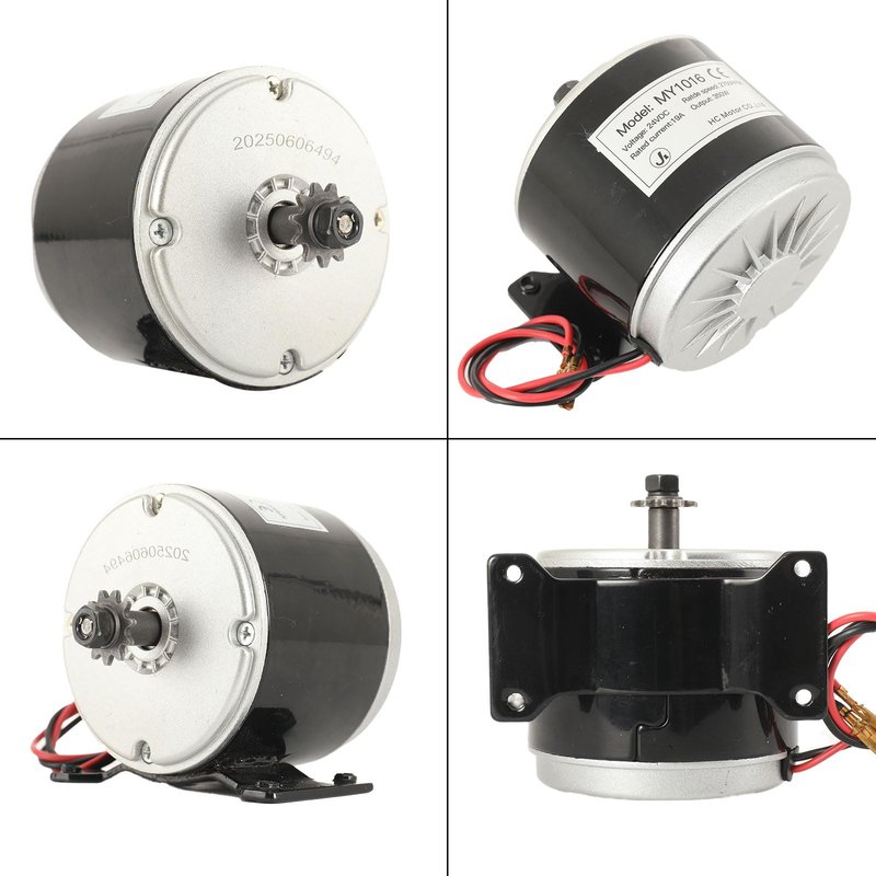 CDZHLTG Brushed Permanent Magnet Electric Motor for E Scooter Drive Speed Control Wind Turbine PMA 24V 350W 2700RPM