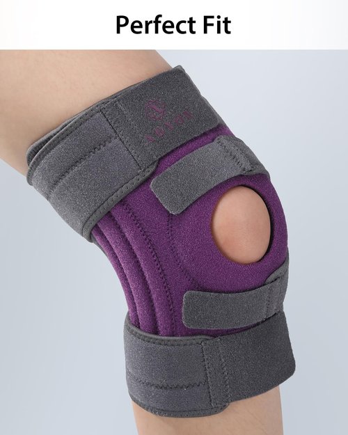 ABYON Knee Brace - Adjustable Support for Meniscus Tear & ACL Injuries | 360° Wraparound Strap for Pain Relief