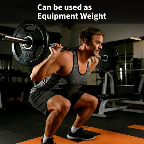 Garvee Olympic Weight Plates - 10-55 lbs Rubber Encased Iron for Low Noise & Floor Protection | Home Gym Essentials