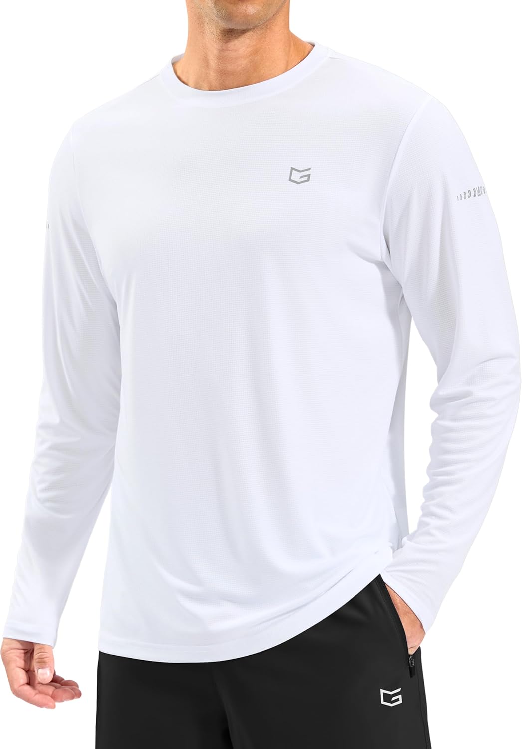 Skiennix Men's Long Sleeve UV Protection Shirt - UPF 50+ Lightweight Cooling Rash Guard
