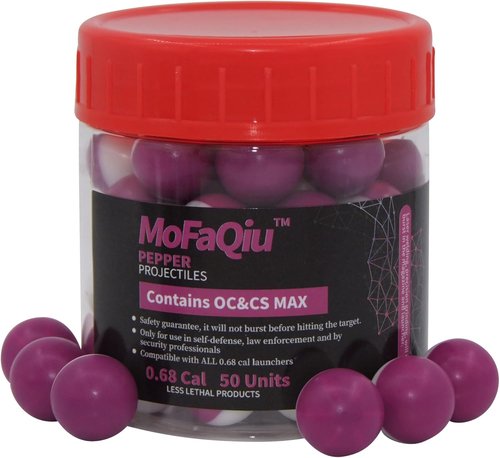 **OCandCS MAX 68 Cal Pepper Balls - Fracture Groove Design for Enhanced Performance | Ultrafine Powder**