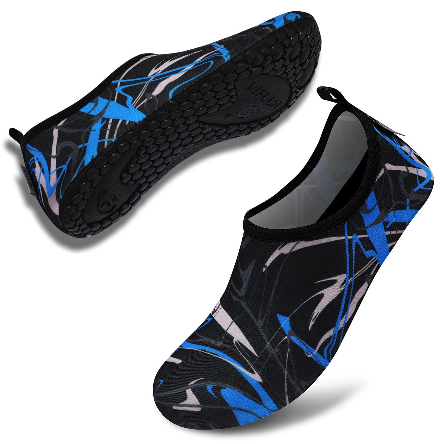 VIFUUR Water Sports Unisex Shoes Graffiti Blue - 11-12 W US / 9.5-10.5 M US (42-43)