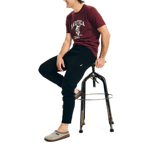 Anchor Fleece Basic Joggers, True Black, L